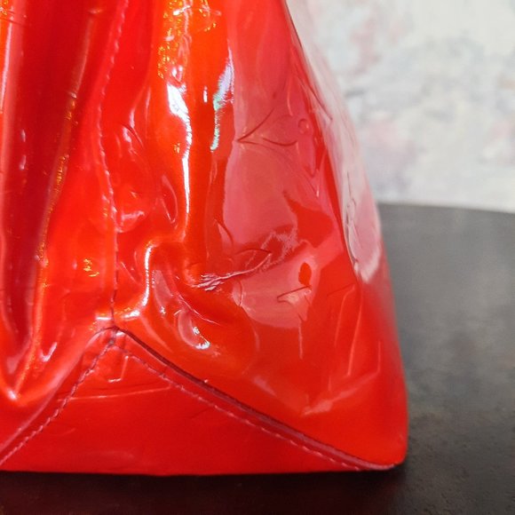 Louis Vuitton Red Patent Tote - Picture 4 of 10